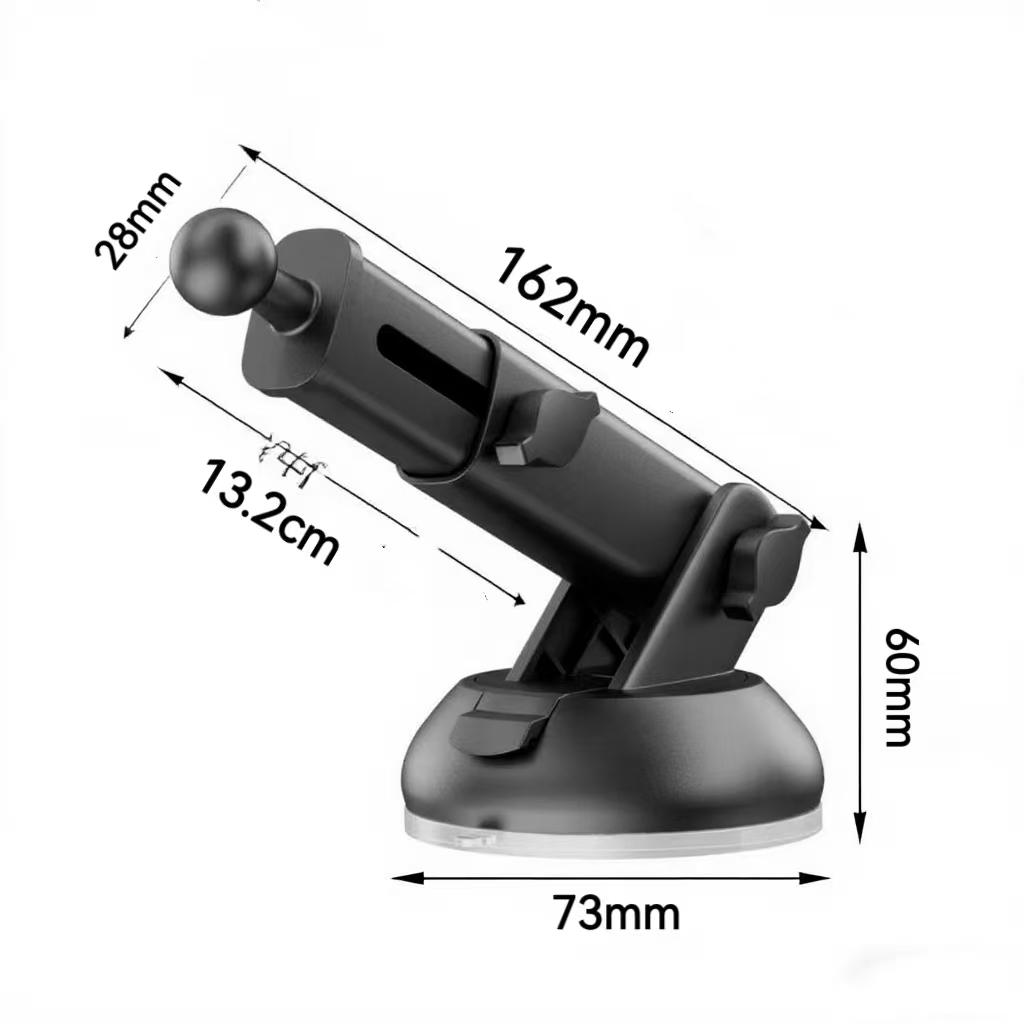 17mm Silicone Bracket Car Holder Car Telescopic Rotating